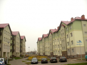 Budynki mieszkalne przy ul. Jana Pawła II